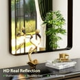 thumbnail image 4 of Lumora 71" x 30.2" Full-Length Mirror, Wall-Mounted Rectangular Dressing Mirror Black, 4 of 5
