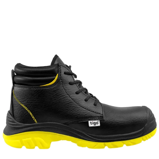 Zapato de Seguridad Tigo by WSM, Ergonómico y muy ligero. Con casquillo de Policarbonato. Bota Industrial. Es un calzado Industrial dieléctrico y antiderrapante. Est. 9005-MT