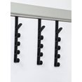 thumbnail image 4 of 1pc Over The Door Hook Hanger, 5-Hook Plastic Organizer Rack For Coats, Hats, Robes, Shirts, Belts, Bags, Towels, Closet And Bathroom, 4 of 4