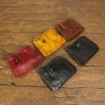 thumbnail image 6 of 1PCS Mini Coin Purse for Women Zipper Leather Coin Purse Leather Change Purse Coin Purse for Coins and Various Cards Leather Coin Pouch (Yellow), 6 of 6