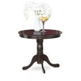 thumbnail image 3 of Pemberly Row Antique 3-piece Dining Set with Wood Seat in Cappuccino, 3 of 6