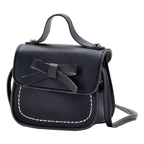 GASTROPOD Mini Purse,Cute Bow Design Cross Body Purse,Playful Fun Style Girls Purse,Black