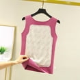 thumbnail image 3 of Débardeur d'Hiver Sans Manches pour Femmes Élégant Col Rond Confortable Couleur Unie Régulier, 3 of 7
