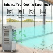 YougetTech 37 Portable 3000CFM Evaporative Air Cooler