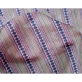 thumbnail image 4 of oneOone Silk Tabby Fabric Stripe & Diamond Block Print Fabric By The Yard 42 Inch Wide, 4 of 4