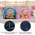 thumbnail image 4 of Carpa para Cama para Niños Costway Tienda Túnel de Juego Pop Up Portátil Azul 144 x 102 x 82 cm, 4 of 10