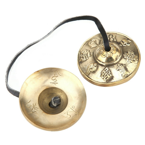 Instrumentos de percusión budistas, campana de meditación tibetana hecha a mano, campana tibetana, campana tibetana hecha a mano, máxima comodidad