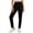 *1-Black, variant on Women's High-Waisted Straight-Leg Yoga Pants,Slim Workwear Trousers for Women,Ladies Butt Lift Office Sweatpants with Pockets,Black,S-2XL