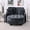 Black, variant on MIKIBAMA 54.8" Oversized Curved Chaise Lounge Chair with Ottoman, Cyan Chenille