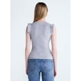 thumbnail image 4 of Scoop Women’s Sleeveless Ruffle Tank Top, Sizes XS-XXL, 4 of 6