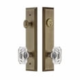 thumbnail image 6 of Grandeur Fifth Avenue Tall Plate Single Cylinder One Piece Knobset with Baguette Crystal Knob, 6 of 6