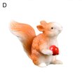 thumbnail image 2 of Naierhg Squirrel Animal Figurine Craft DIY Miniature Fairy Garden Bonsai Ornament, 2 of 8