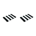 thumbnail image 1 of relayinert 1/2/3 Non-Slide Rug For Bathrooms - Waterproof And Easy To Clean Polyester Bathroom Carpet Bathroom Shower Non-Slide Mat black white 41cm * 61cm 2PCS, 1 of 6