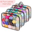 thumbnail image 5 of Paquete de 6 Bolsas Transparentes para Guardar Hilo. Bolsa Organizadora para Guardar Agujas de Tejer, Ganchillo, Ovillos y Más., 5 of 5