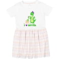 thumbnail image 3 of Inktastic I Love My Tía Girls Toddler Dress, 3 of 5