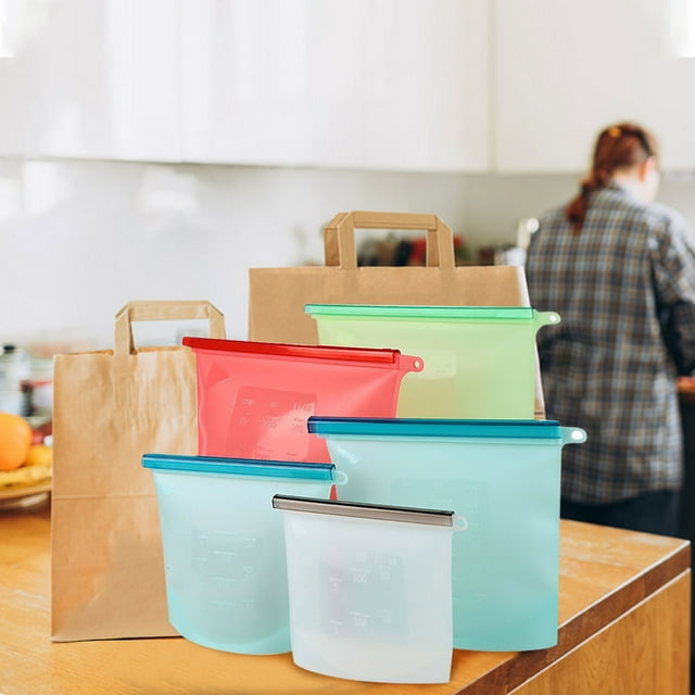 Vaidha Fresh-keeping Bag Portable Self Sealing Bag Sealing Bag Food Storage Bag
