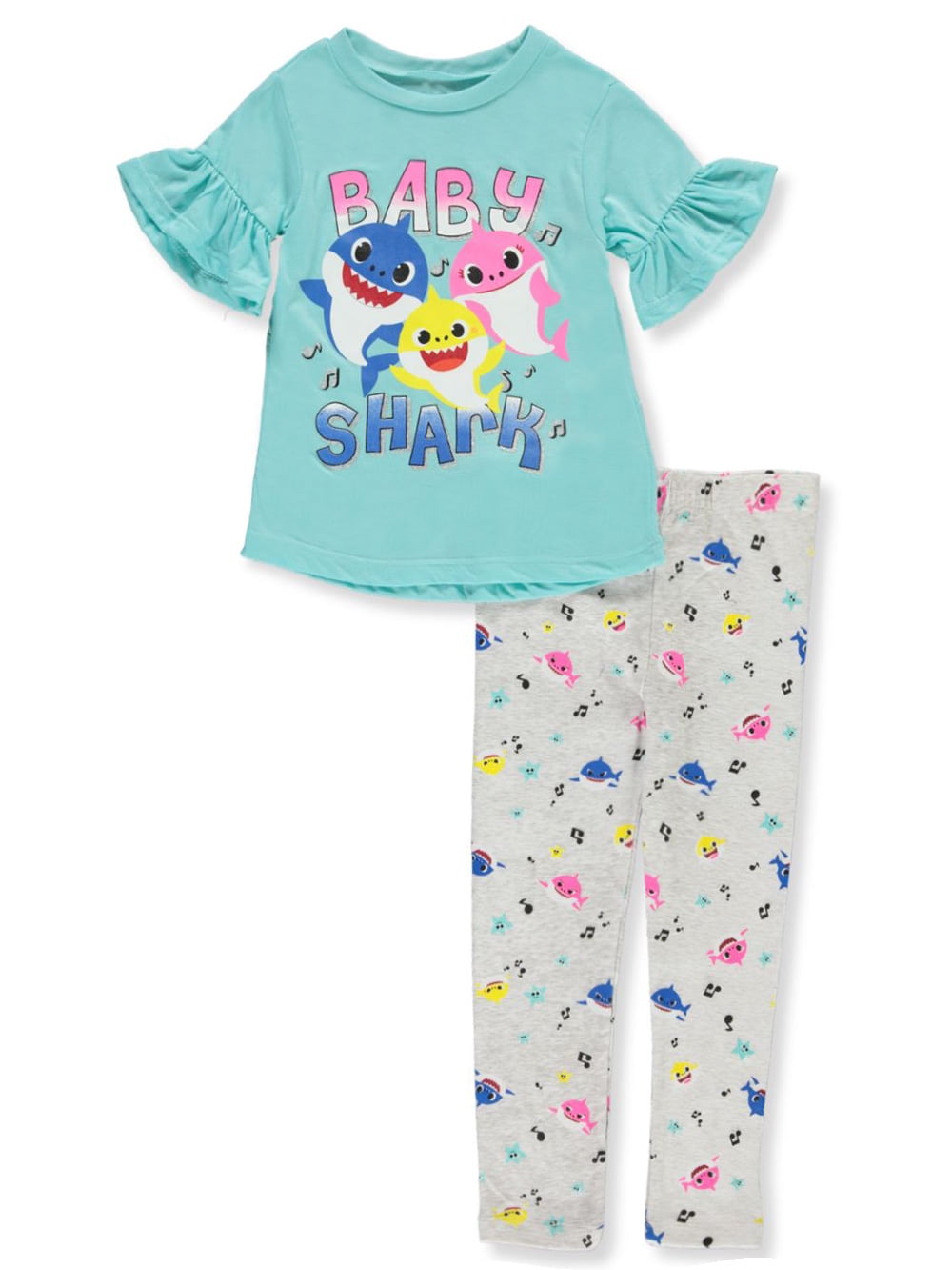 baby shark pajamas baby girl