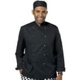 thumbnail image 1 of Denny's Veste de Chef à Manches Longues à Boutons-Pression pour Adulte, 1 of 1