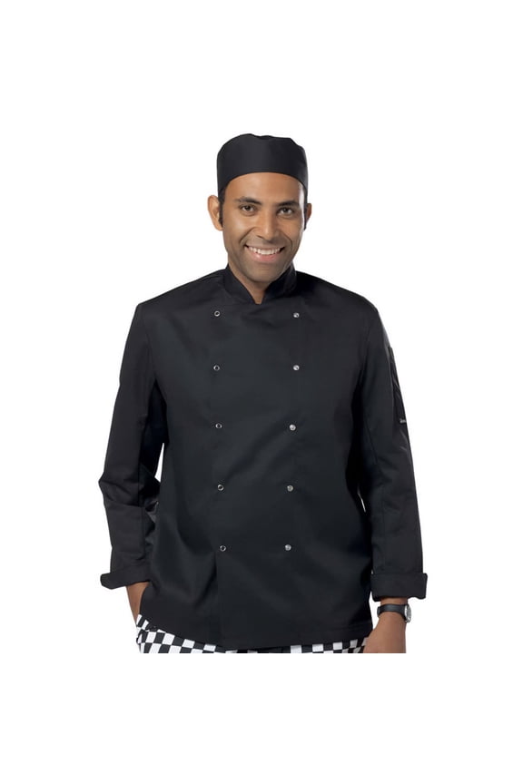 Dennys  Adult Press Stud Long-Sleeved Chef Jacket