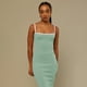 thumbnail image 5 of Vestido tubo con espalda descubierta, tirantes y huecos de Spice Girl, estilo sensual francés para mayores, 5 of 7
