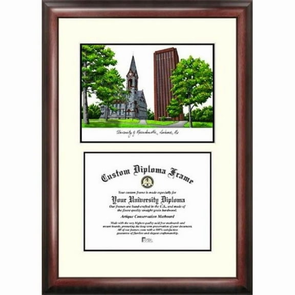 Campusimages MA990LV University of Massachusetts Legacy Scholar Diploma Frame