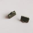 thumbnail image 2 of CIMAXIC 100PCS 1.3CM Plated Ribbon Ends Metal Fastener Clasps Textured Crimp End Clamps Cord Ends Buckles Zipper Clips DIY Jewelry Accessories (Bronze),0.51"X0.2"X0.2", 2 of 5