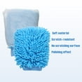 thumbnail image 5 of Uxcell Chenille Microfiber Car Wash Mitts 9" x 5.5" Scratch Free Wash Gloves Absorbent for Car Washing Home Clean Blue, 5 of 7