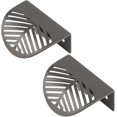 thumbnail image 1 of 2 Pieces Cupboard Handle, Furniture Handle, Leaf Shape Kitchen Door Handle, Kitchen Drawer Door Handle, Zinc Alloy Simple Leaf Shape Hidden Furniture, 1 of 5
