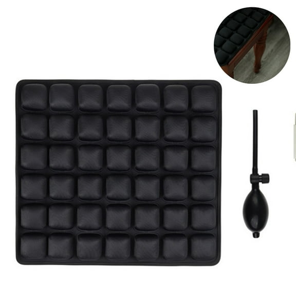 1 pcs Seat Cushion Inflatable Air Seat Cushion Wheelchair Car Pad Breathable Cover for Pressure Buttock Shaped Office Wheelchair Home Living Sciatica Back Tailbone Pain Relief Pad