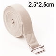 thumbnail image 1 of Yoga Band -Tool for Flexibility | Exercises | Yoga Belt Strap with Adjustable Metal Sliding Buckle, 1 of 4