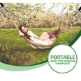 thumbnail image 5 of Easy Hang (4FT) Tree Swing Strap X2 - Holds 4400lbs. - Heavy Duty Carabiner - Bonus Spinner - Perfect for Tire and Saucer Swings - 100% Waterproof - Easy Picture Instructions - Carry Bag I, 5 of 5