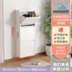 thumbnail image 3 of Zapatero de cubo basculante de acero ultrafino de 20CM, mueble de entrada, mueble suspendido montado en la pared para apartamento pequeño en la entrada, 3 of 4