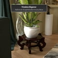 thumbnail image 3 of Red Lantern Fishbowl Stand - Rosewood - Size 15.5 in. Base Diameter, 3 of 6