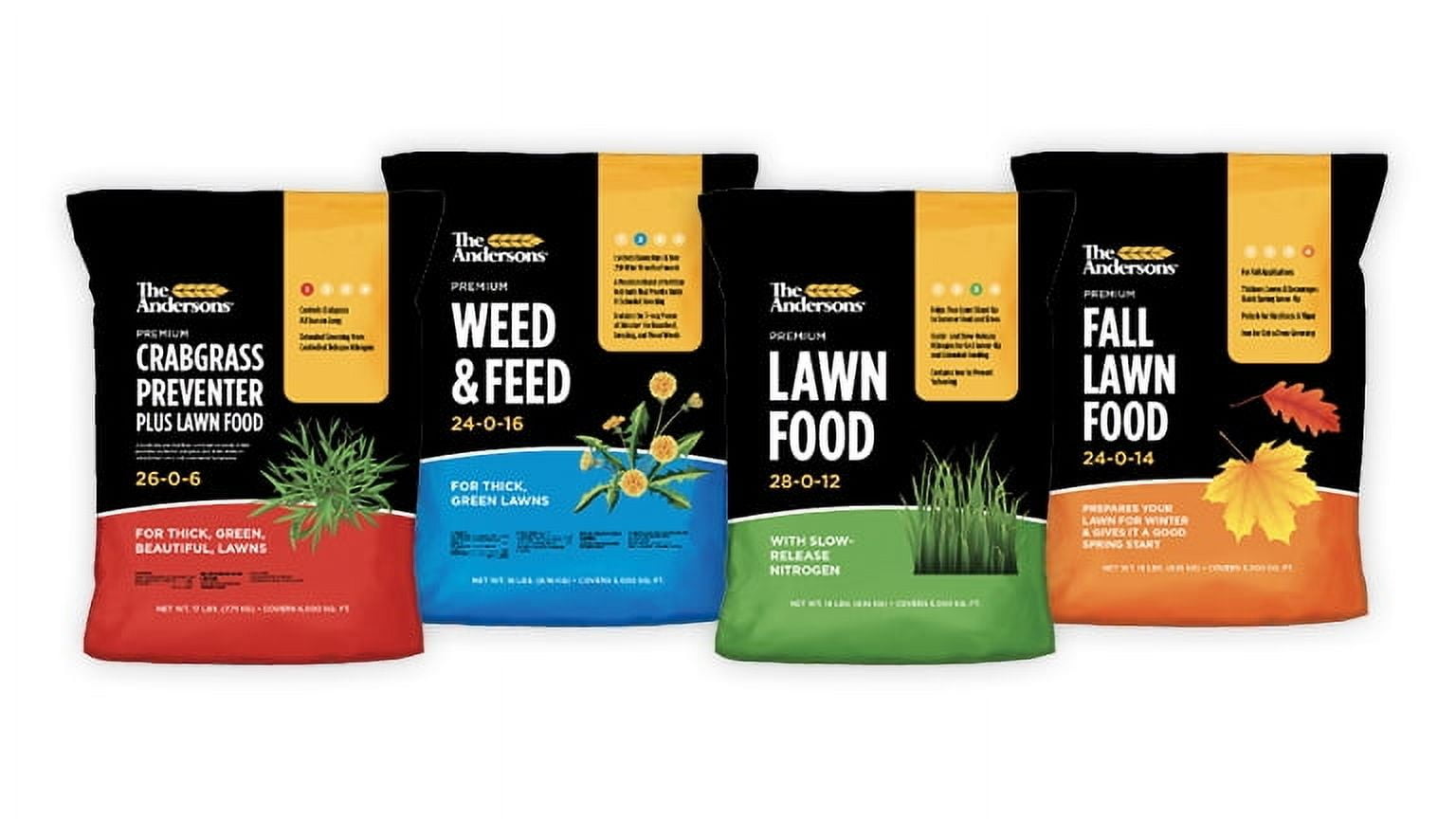 The Andersons Lawn Program | Full Season Fertilizer Program | Covers up to 5,000 sq ft