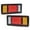 Red/Yellow/White, variant on PIT66 2Pcs 40 LED Tail Turn Signal Brake Reverse Running Lights Universal Fit for Pickup RV Trailers Trucks Camper Utes Vans