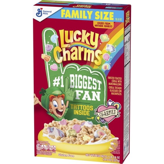 Lucky Charms Gluten Free Cereal with Marshmallows, 18.6 OZ