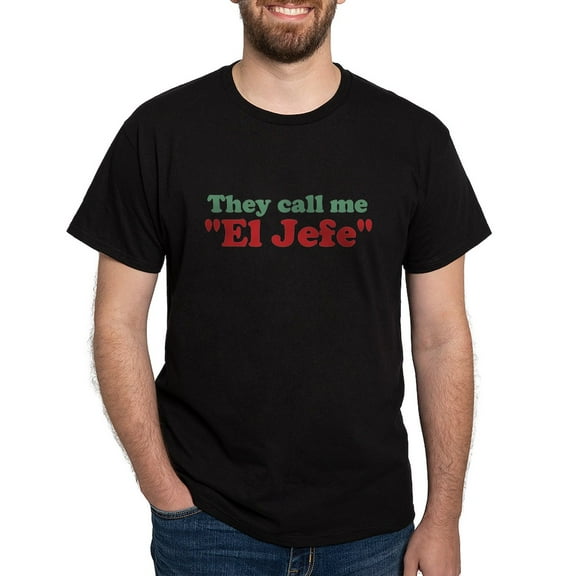 CafePress - El Jefe Dark T Shirt - Men's Classic Graphic Cotton T-Shirt