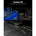 thumbnail image 4 of 3W Floor Mats Fit For Toyota Sienna 2021-2024 7 Seat 2nd and 3rd Row Custom Fit Floor Liner for Sienna Black TPE All Weather Car Mats, 4 of 5