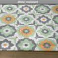 thumbnail image 6 of Ambesonne Moroccan Place Mats Set of 4, Lotus Floral, Standard Size, Green White, 6 of 6