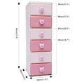 thumbnail image 2 of 6-Layers Stackable Storage Drawers Storage Bins & Boxes Plastic Storage Cabinet, 2 of 16