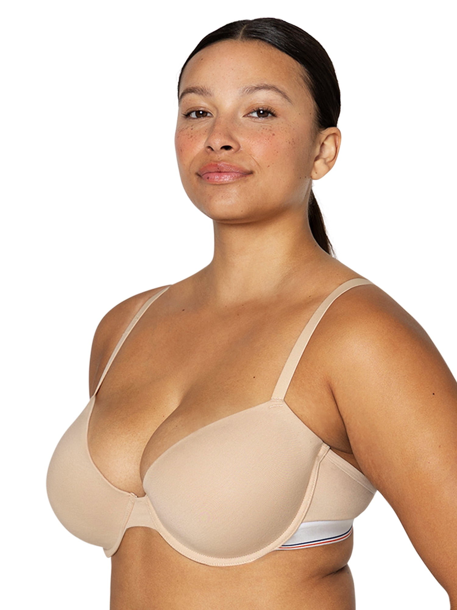 fresh collection by Fruit of the Loom Women's Cotton Demi Push-Up Bra