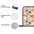 thumbnail image 4 of Cauagu Groovy Daisy Flowers Print Oven Mitts and Pot Holders 4 pcs Set,Extra Thicken Long Kitchen Oven Glove Potholders BBQ Gloves-Oven Mitts and Pot Holders(11 Inch), 4 of 6