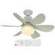 thumbnail image 1 of Ventilador Techo Cristal Con Ventilador Techo Con Control Remoto Regulable (520 Mm), 1 of 9