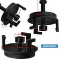 25264 Harmonic Balancer Puller Quickly Removes Tool For Dodge GM LS LT ...