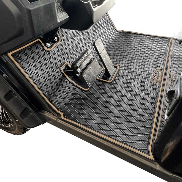 Xtreme Mats Full Coverage Golf Cart Floor Mat Liner Fits EZGO S2 or
