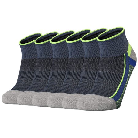 

ONKE Cotton Low Cut Socks with Mesh Ventilating Comfort Fit Performance Breathable Cushion for Men Athletic Sport Exercise(DenimGreen S)