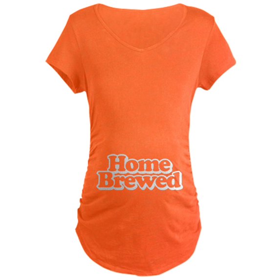 CafePress - Home Brewed Maternity Dark T Shirt - Maternity Dark T-Shirt