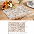 thumbnail image 6 of Spring Tan Cobweb Placemats Set of 8 Abstract Minimalist Farmhouse Lines Place Mats Indoor Wipeable Table Mats Washable Cloth Dining Table Placemats for Kitchen Holiday Party Home Decor 13x19 Inch, 6 of 9