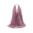 thumbnail image 1 of Jumpingount Bufandas suaves y transpirables para mujer Bufandas lujosas y ligeras para mujer Bufanda para la cabeza Accesorios de disfraces piel morada, 1 of 6
