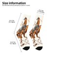 thumbnail image 2 of Honeii Cowboy Riding Horse Print Children's Colorful Socks,Unisex Kids and Toddlers' Cushioned Sock,Kids Athletic Crew Socks,for Everyday Wear and Sports, 2 of 5